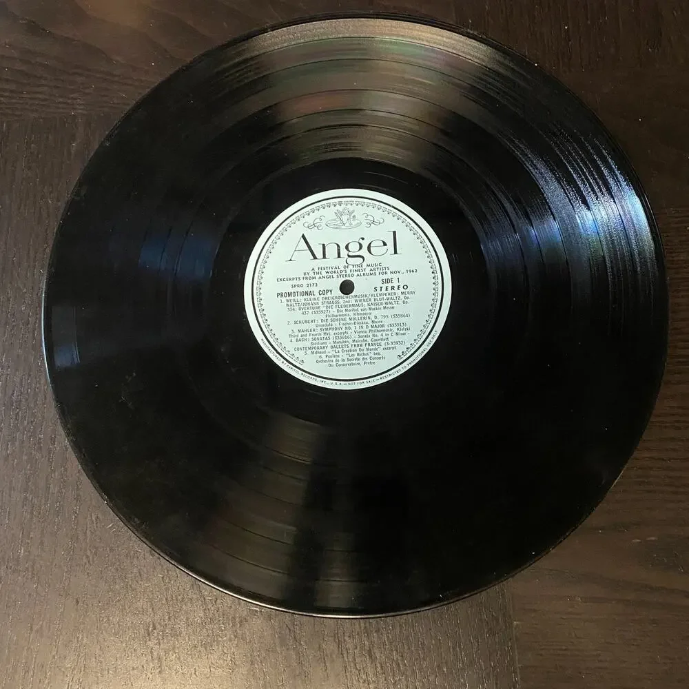 A festival of fine music promo angel records various artists November 1962 Vinyl - Picture 3 of 6
